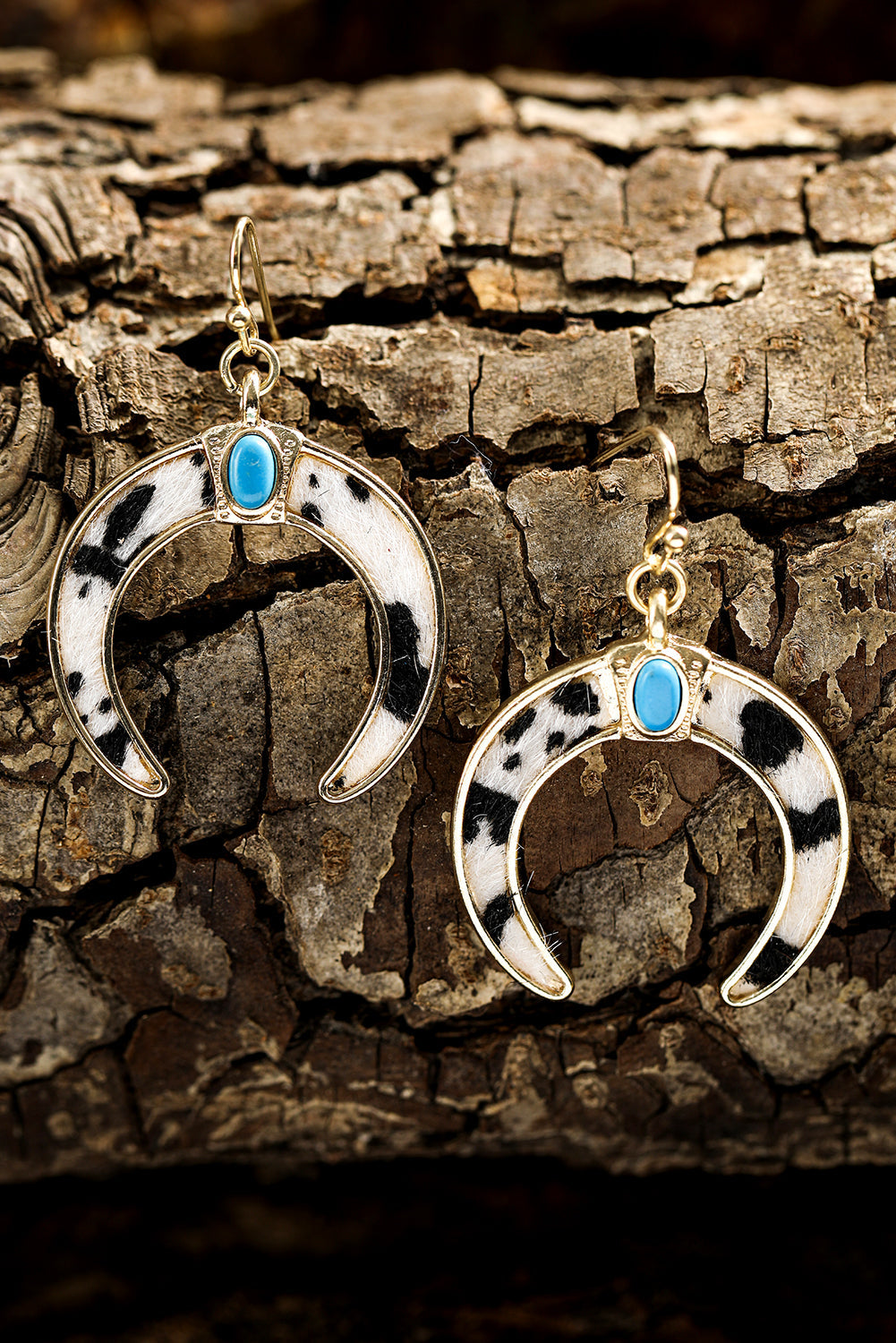 Alayah Crescent Shaped Dangle Earrings - Getyourglamon 