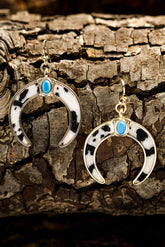 Alayah Crescent Shaped Dangle Earrings - Getyourglamon 