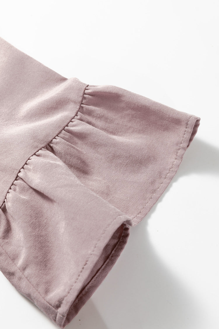 Ainsley Slit Ruffled Loose Blouse - Getyourglamon 